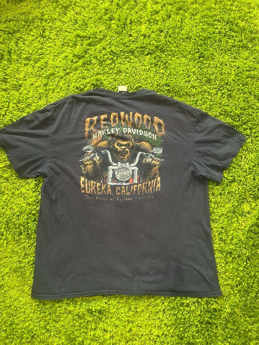 Harley-Davidson Redwood Eureka California Bigfoot Graphic T-Shirt